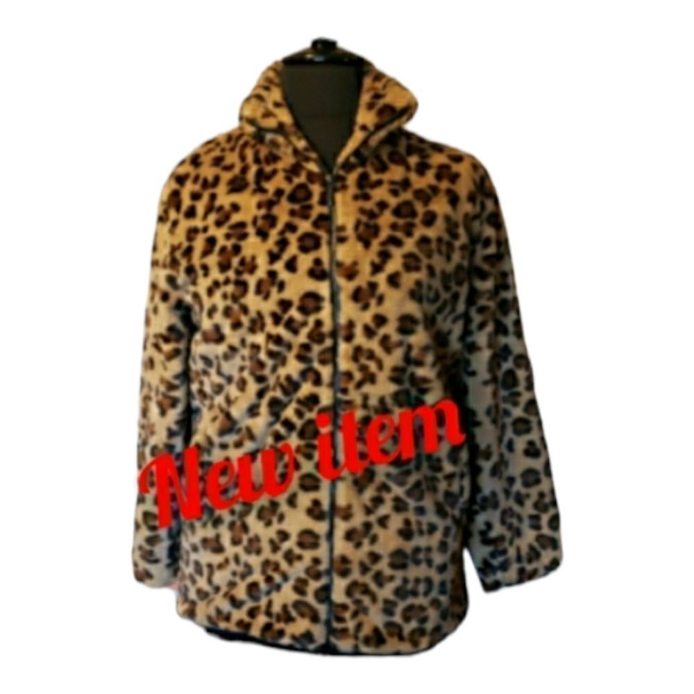 Rebel Sparkles Be You Boutique Animal Print Teddy Jacket